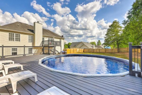 Charming Covington Home with Fire Pit and Game Room!